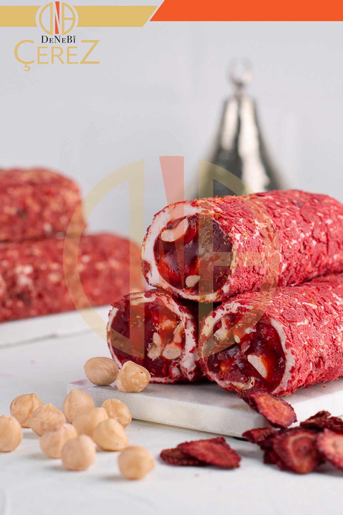 ÇİLEK%20TURTALI%20FINDIKLI%20SARMA%20LOKUM%20(1000%20Gram)