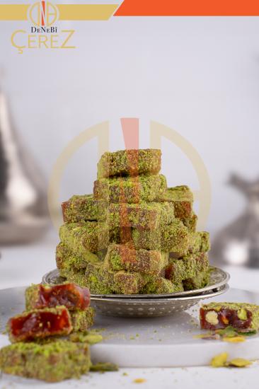 TOZ ANTEP FISTIĞI KAPLI NAR AROMALI ANTEP FISTIKLI KRAL LOKUM